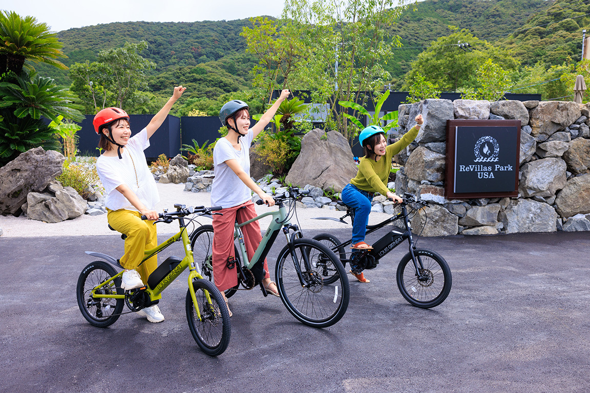 サイクリング　女子旅